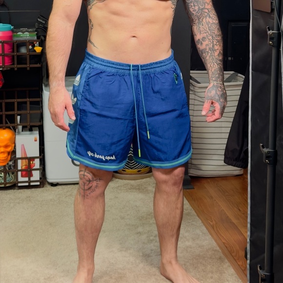 Adidas x Hoop York City Basketball Shorts (XL) Trefoil Logo | Rare Colab - Picture 1 of 7